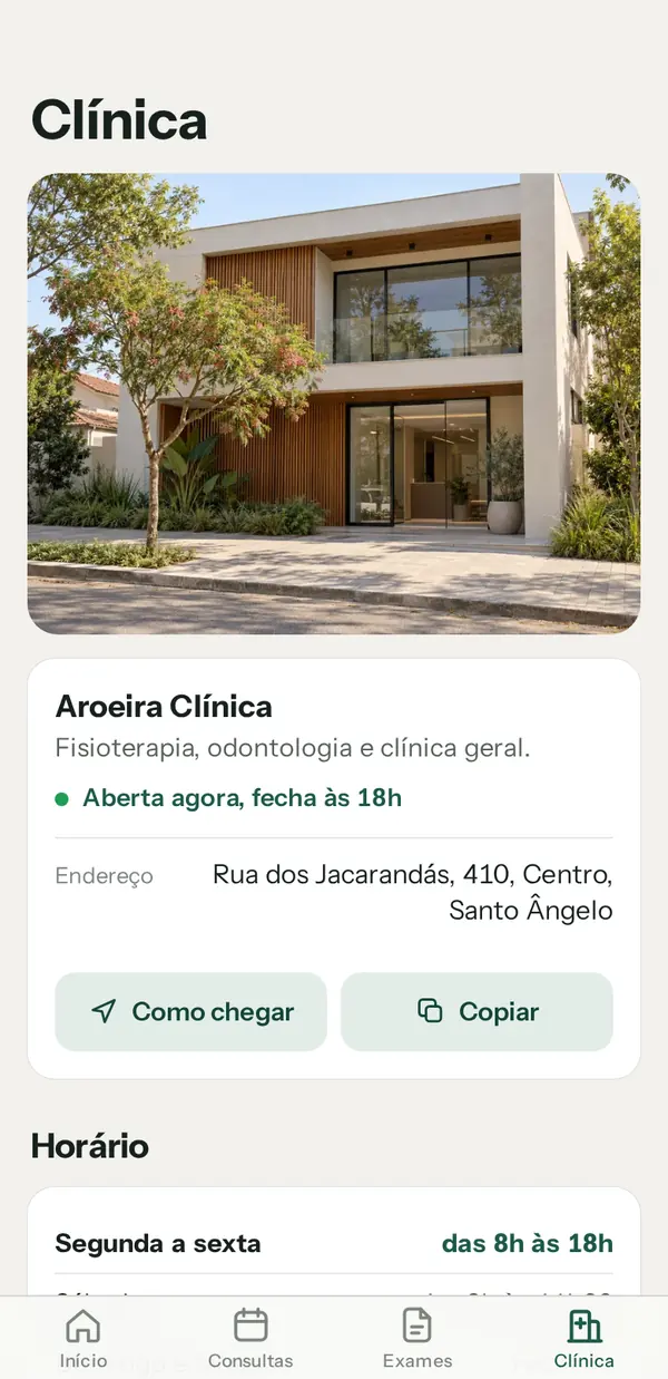 Aroeira: A clínica
