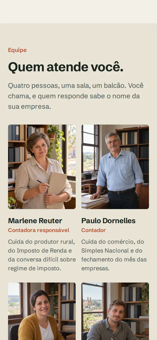 Dornelles & Reuter no celular, tela 3