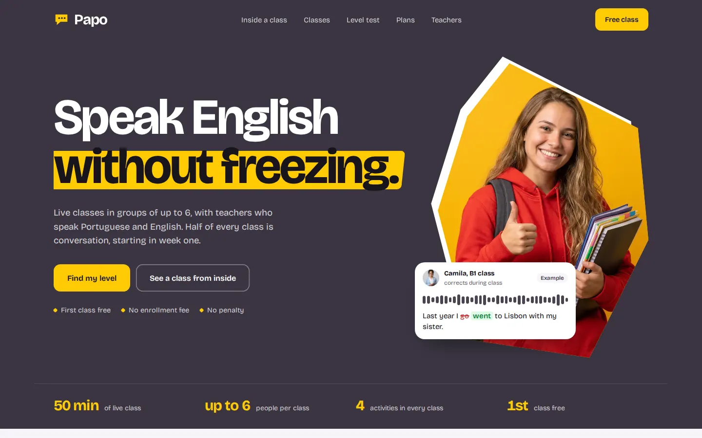 Concept Papo, English school