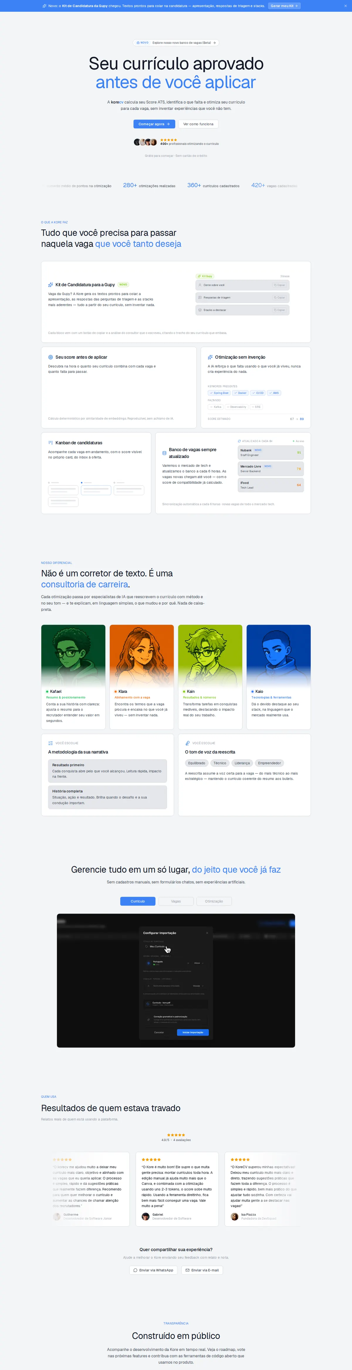 Site da korecv